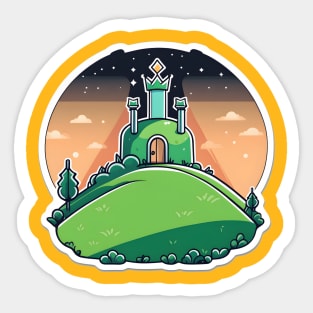 king of the hill (2) Sticker